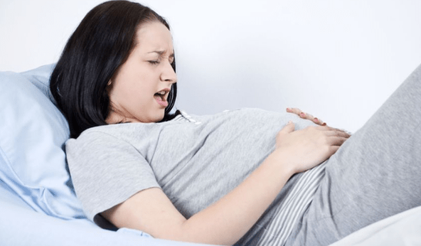 dhimbje barku me krimba gjatë shtatzënisë
